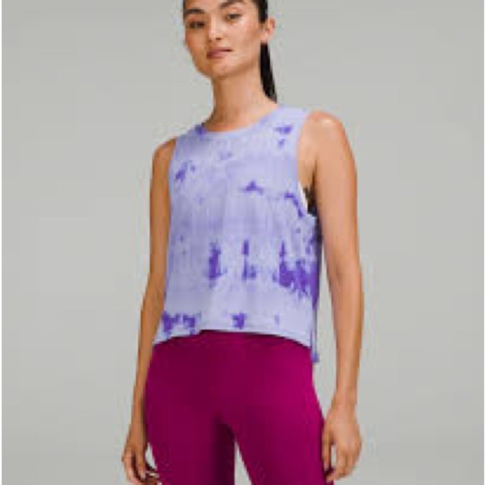 Lululemon Athletica Purple Blue Crop Tank Top